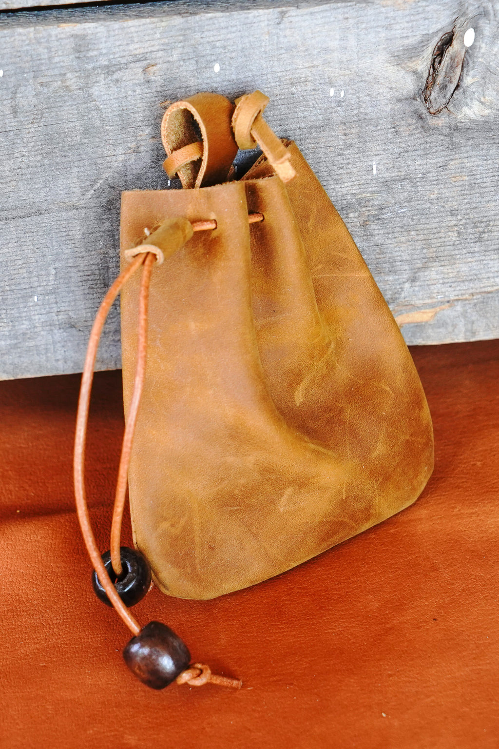 Child’s Leather Foraging Pouch