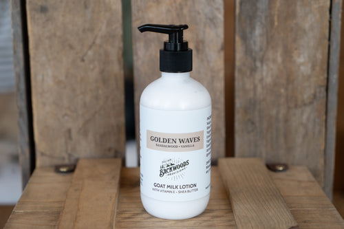 Backwoods Provisions Goat Milk Lotion - Golden Waves