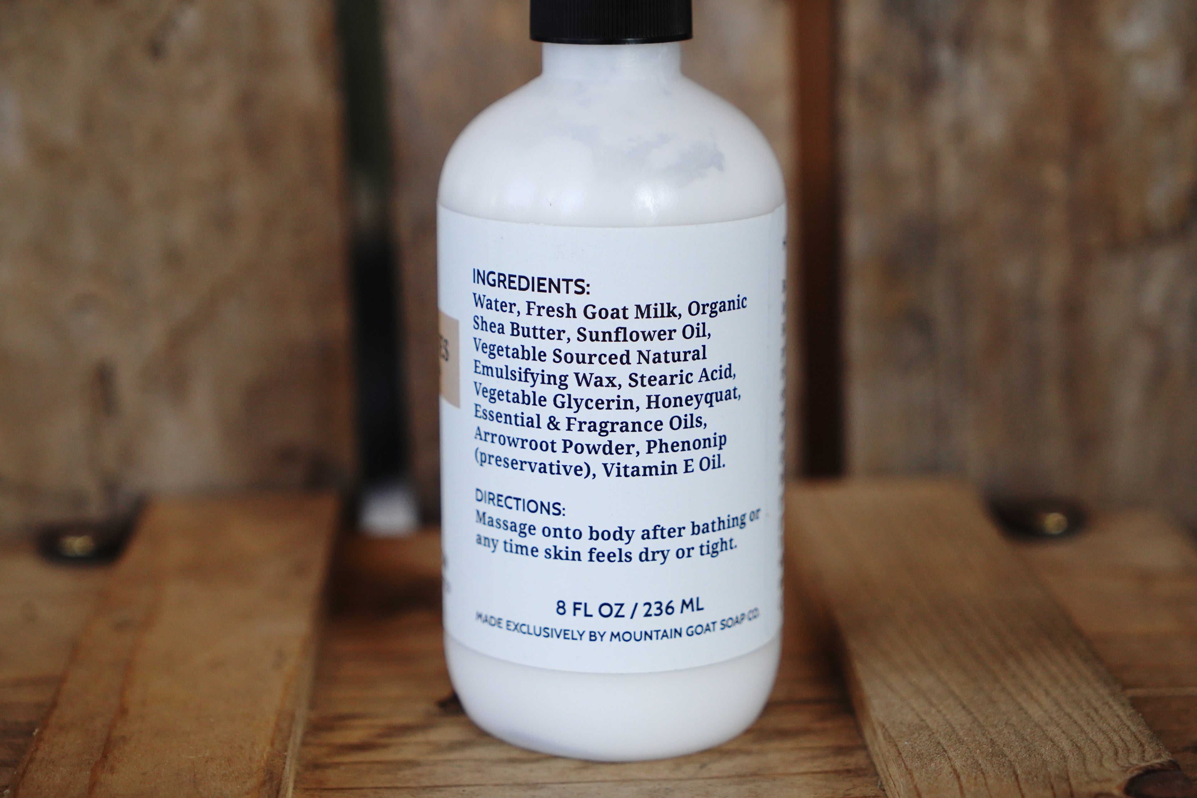 Backwoods Provisions Goat Milk Lotion - Golden Waves