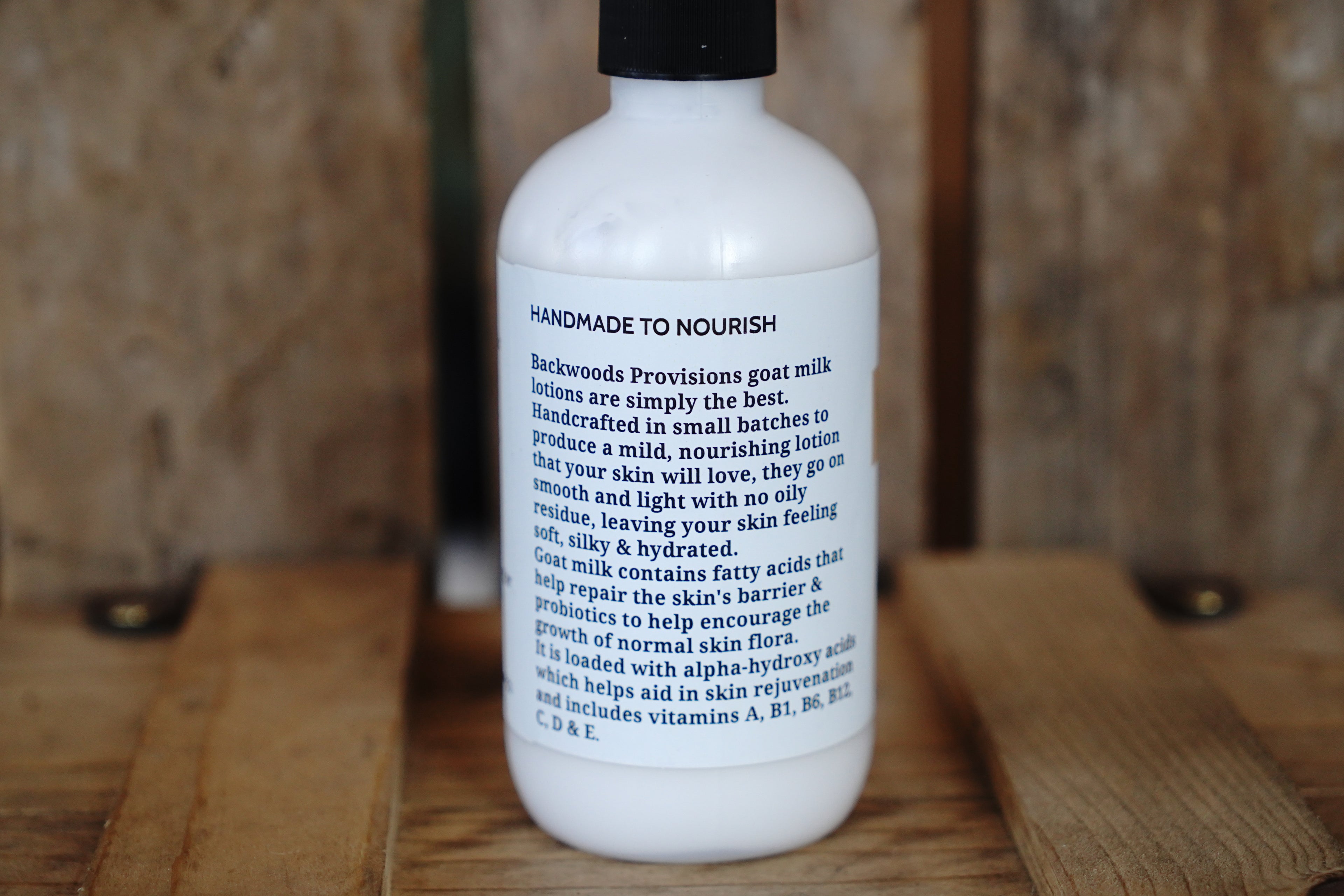 Backwoods Provisions Goat Milk Lotion - Golden Waves