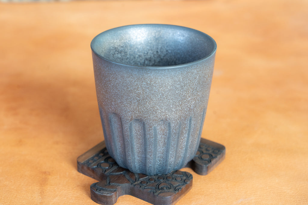 Textured Metallic Bronze Mug