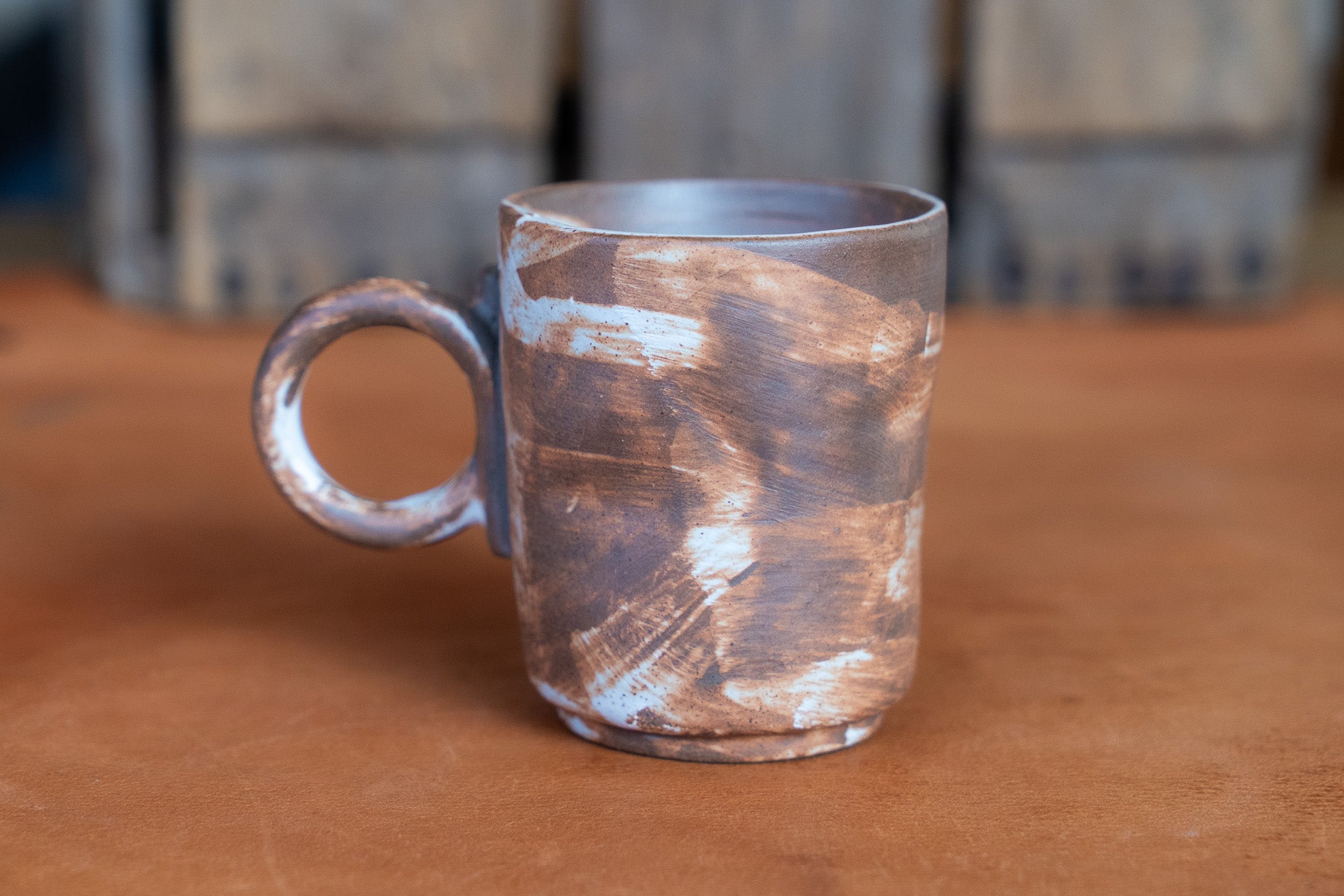 Rustic Artisan Brushstroke Mug