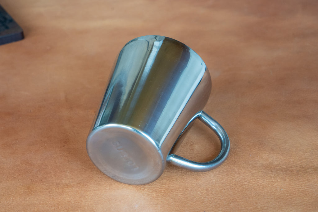 Smooth Stainless Steel Double Walled Mug