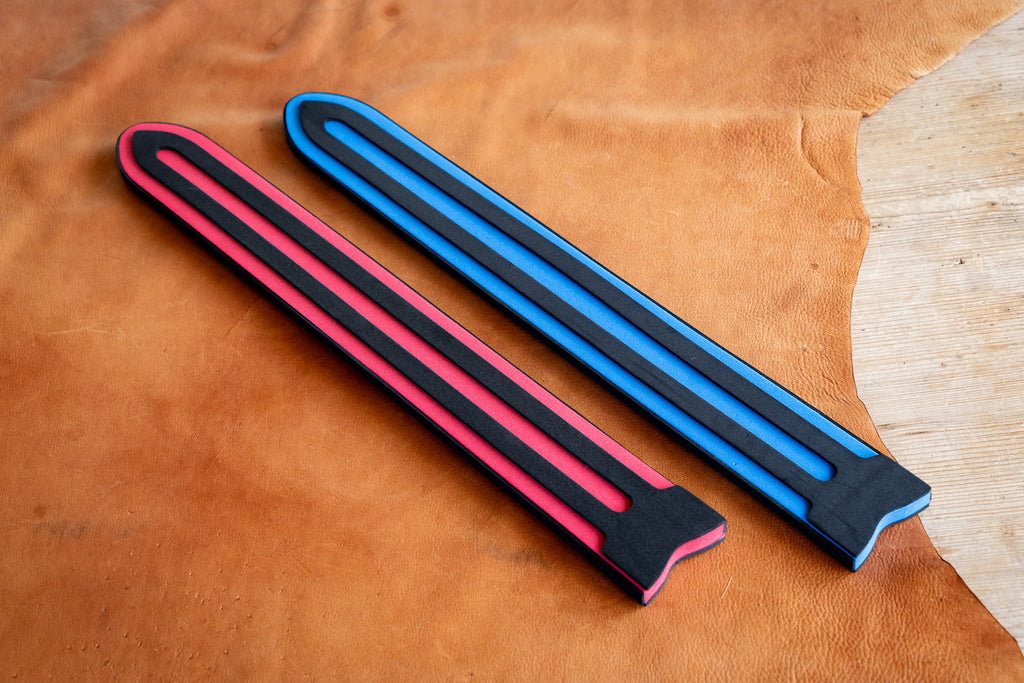 Wood Toy Sword with Padded EVA Foam Cover and Wooden Sheath - Red Blue or Grey