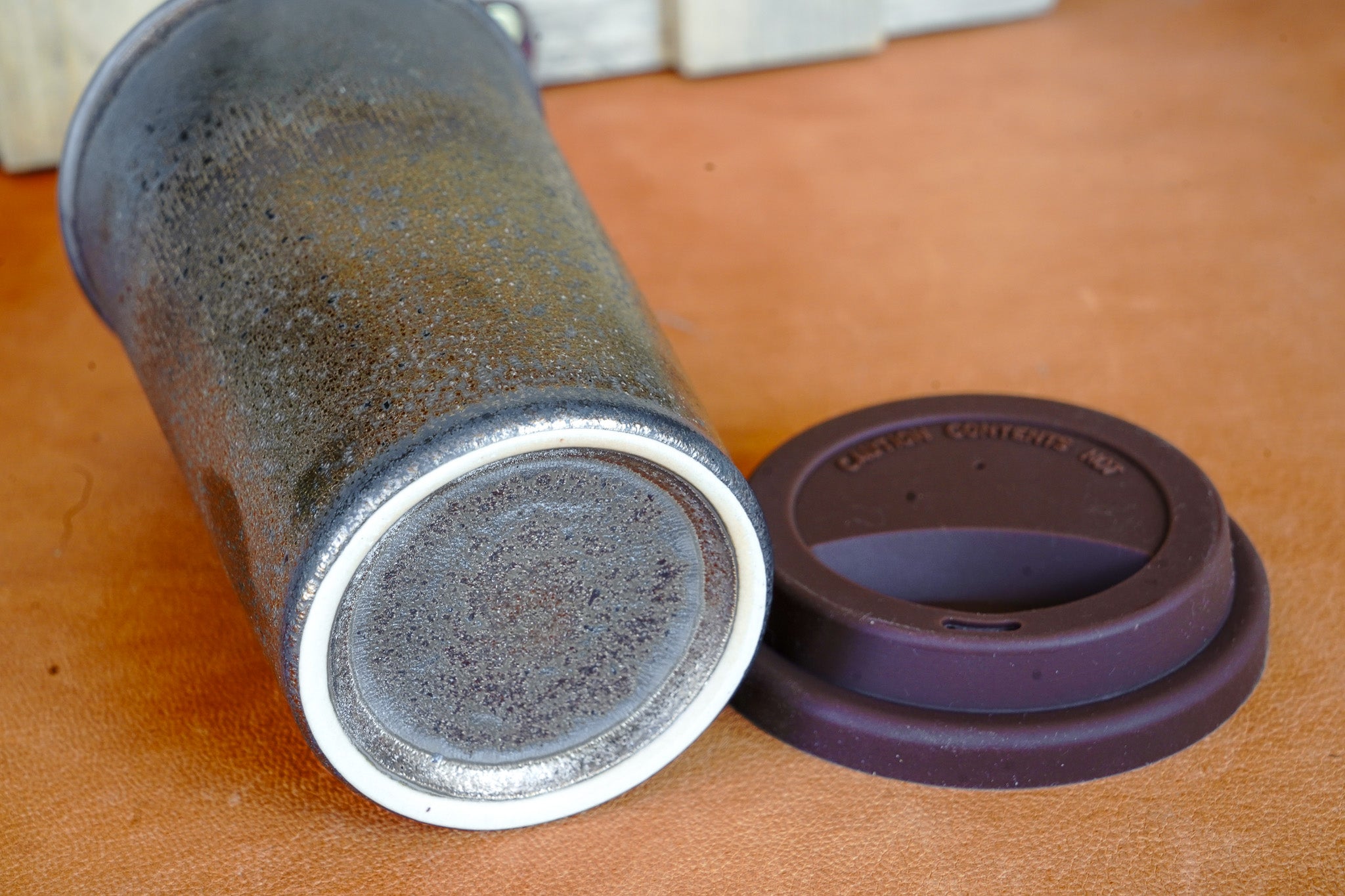 Industrial Travel Cup with Silicone Lid