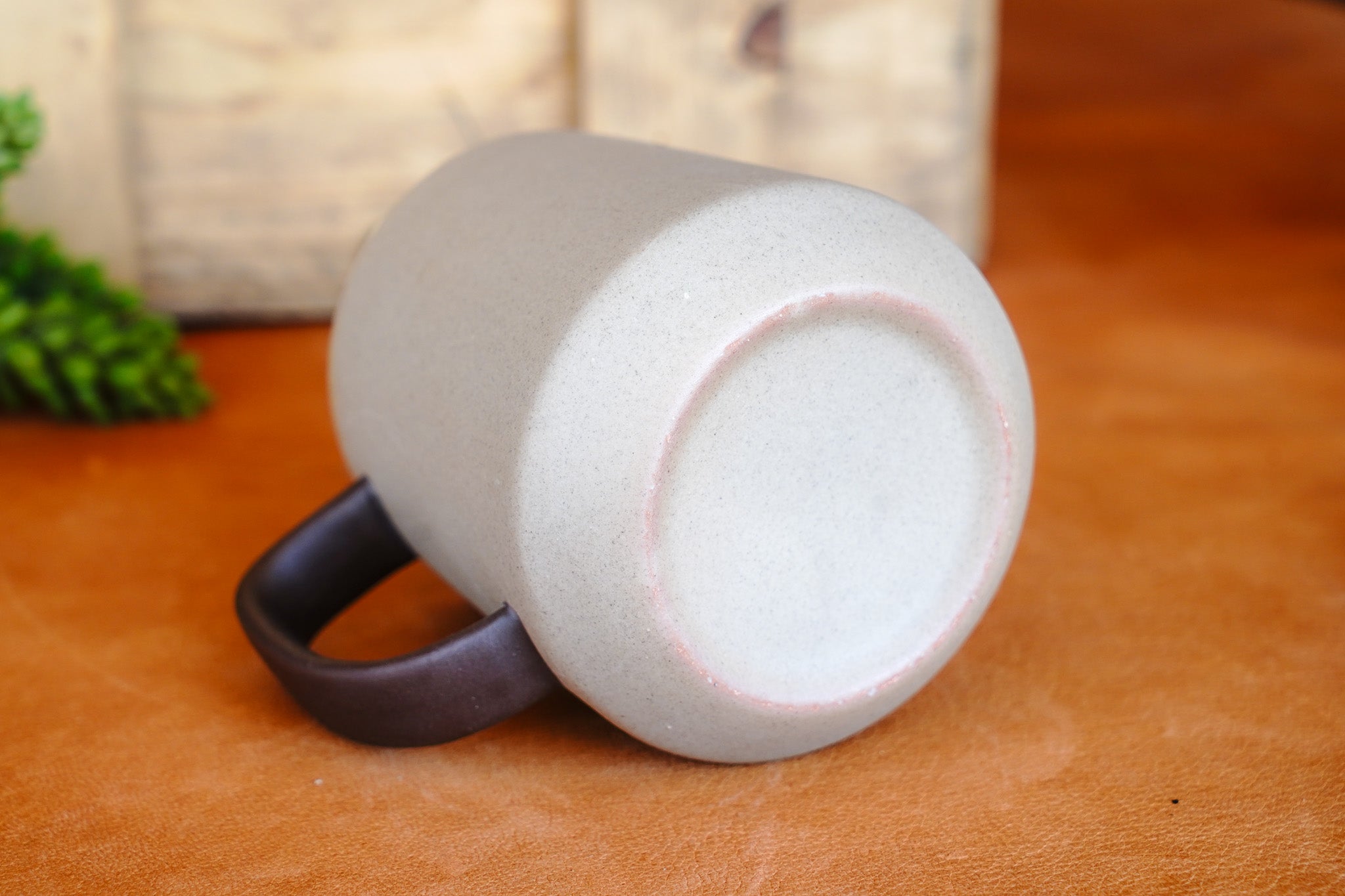 Modern Neutral Two Tone Ceramic Mug