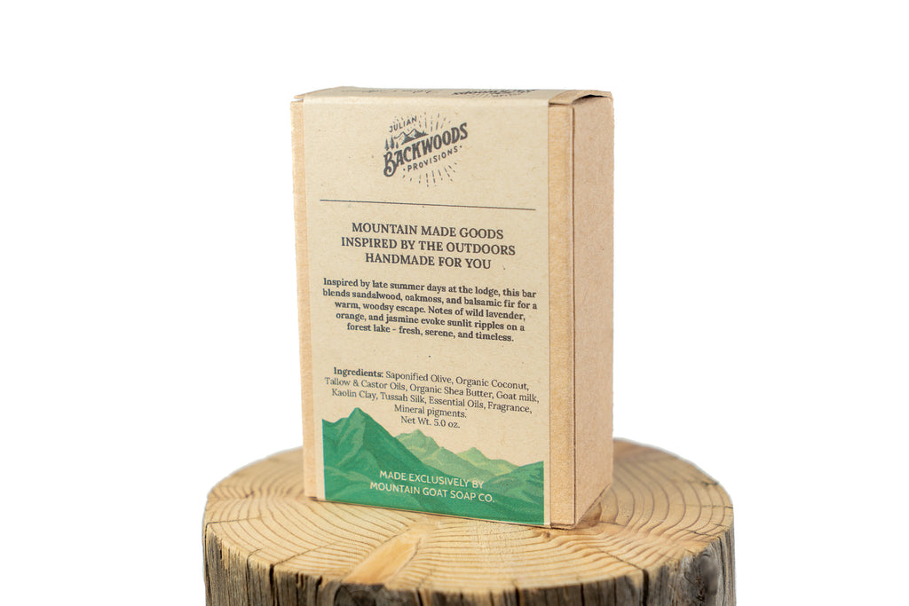 Backwoods Provisions Hydrating Crafted Goat Milk Soap - Laguna Lodge