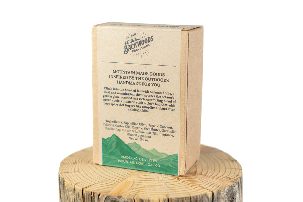 Backwoods Provisions Small Batch Lathering Goat Milk Soap - Autumn Apple