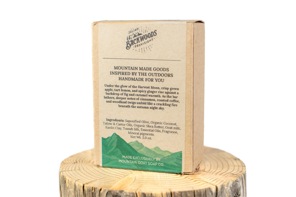 Backwoods Provisions Organic Handmade Goat Milk Soap - Harvest Moon