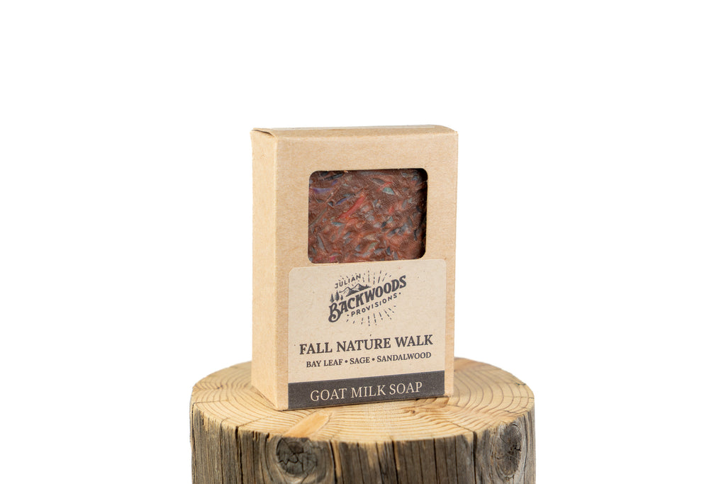 Backwoods Provisions Handcrafted Earthy Goat Milk Soap - Fall Nature Walk