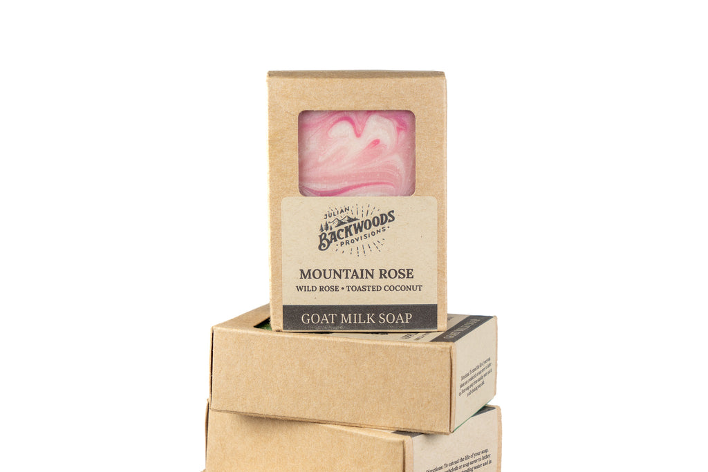 Backwoods Provisions Small Batch Nourishing Goat Milk Soap - Mountain Rose
