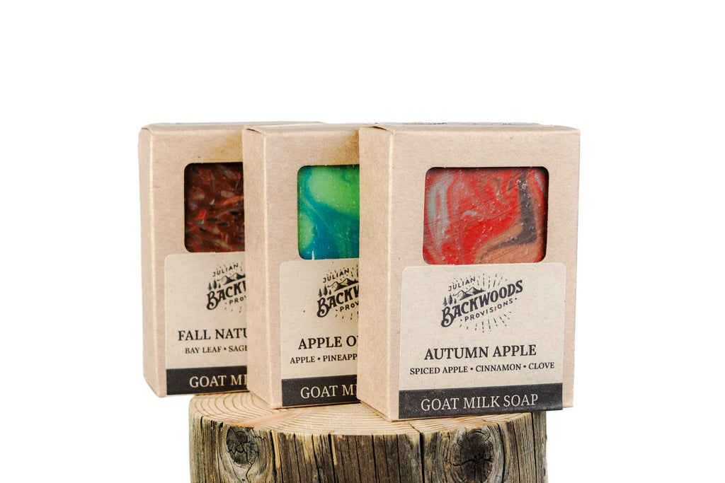 Backwoods Provisions Small Batch Lathering Goat Milk Soap - Autumn Apple