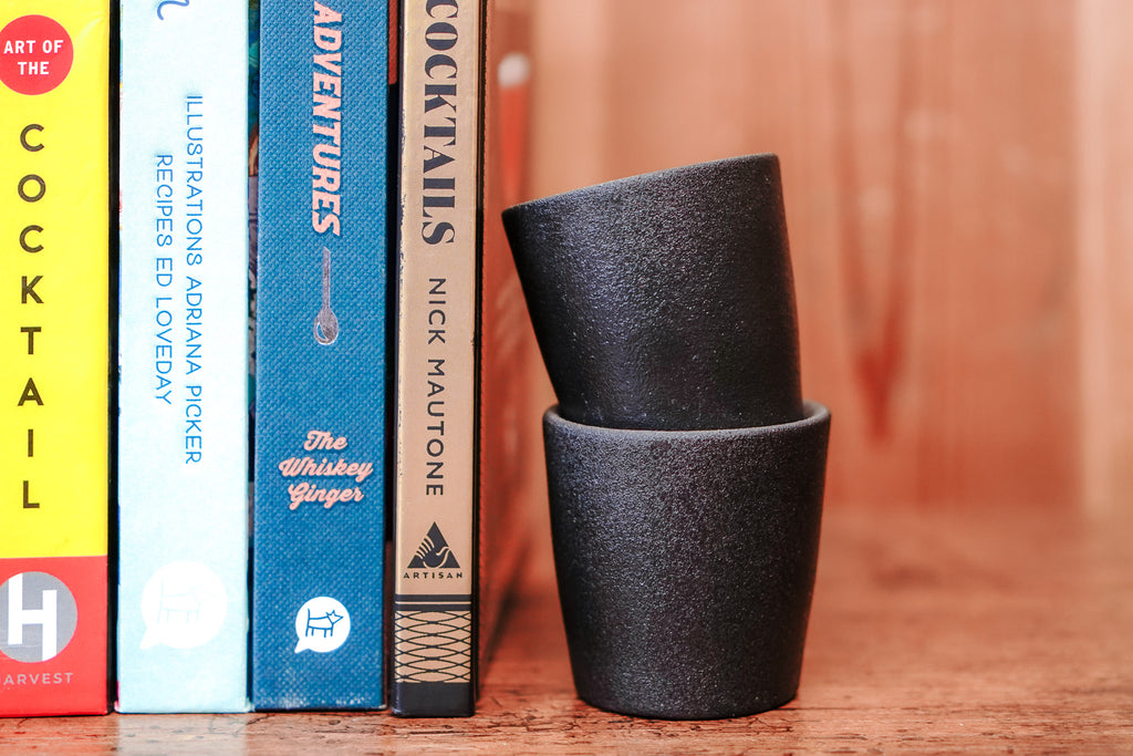 Sleek Matte Stoneware Shot Glasses