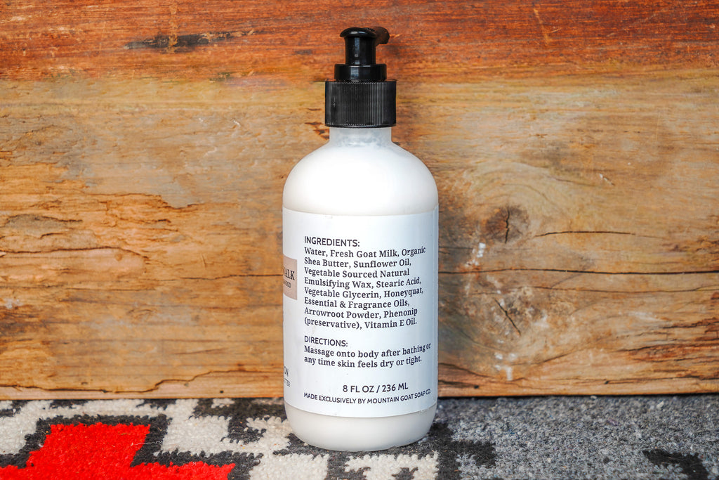 Backwoods Provisions Goat Milk Lotion - Fall Nature Walk