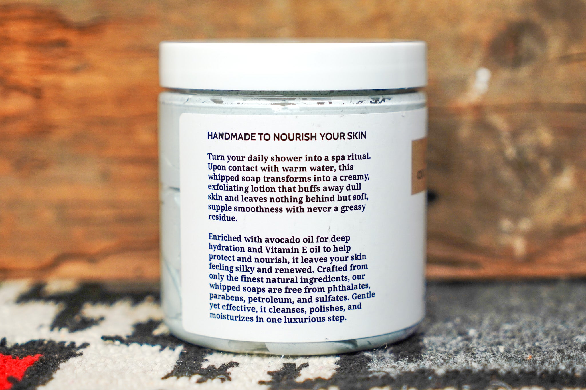 Backwoods Provisions Handcrafted and Silky Whipped Soap - Laguna Lodge