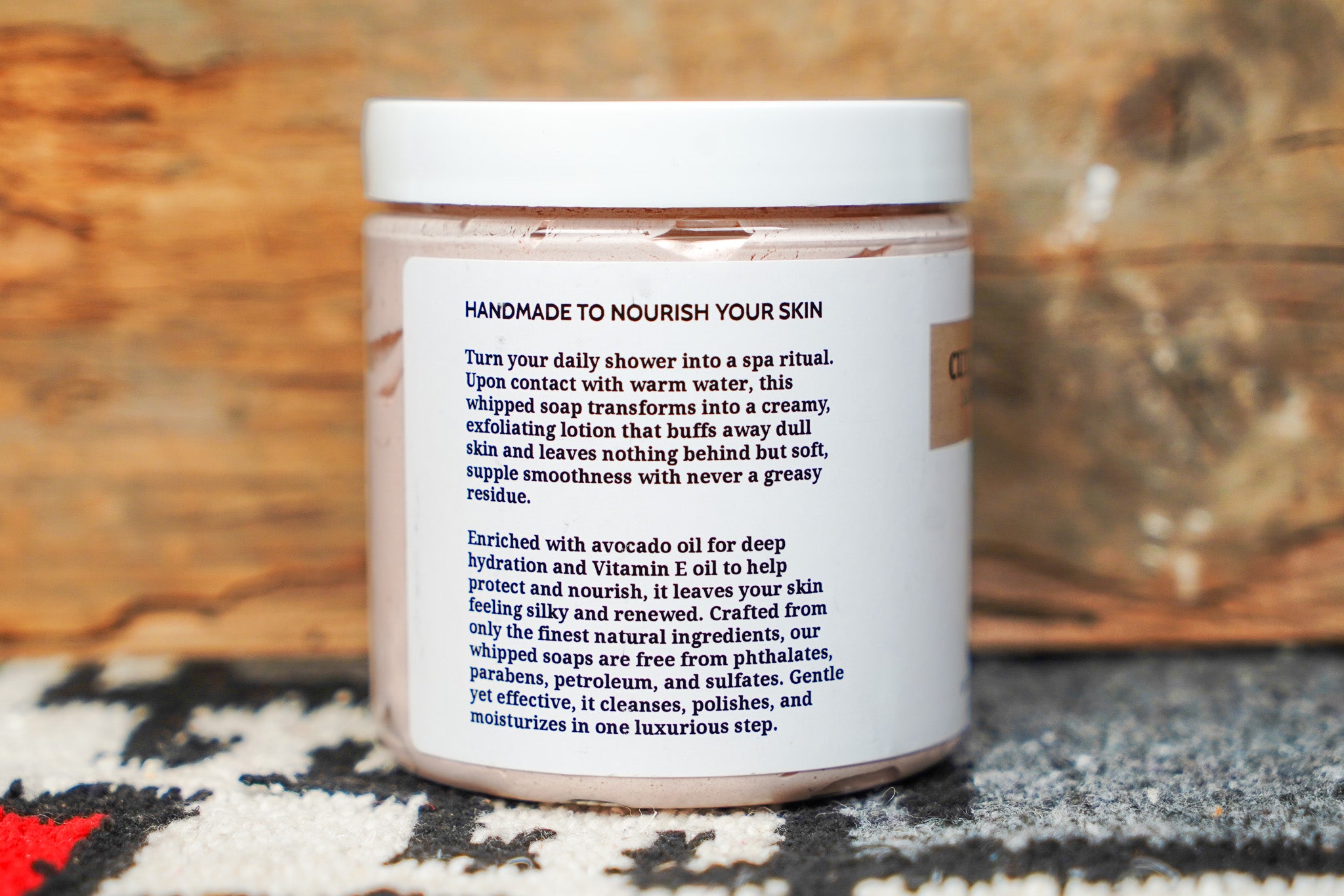 Backwoods Provisions Creamy and Nourishing Whipped Soap - Cuyamaca Meadow