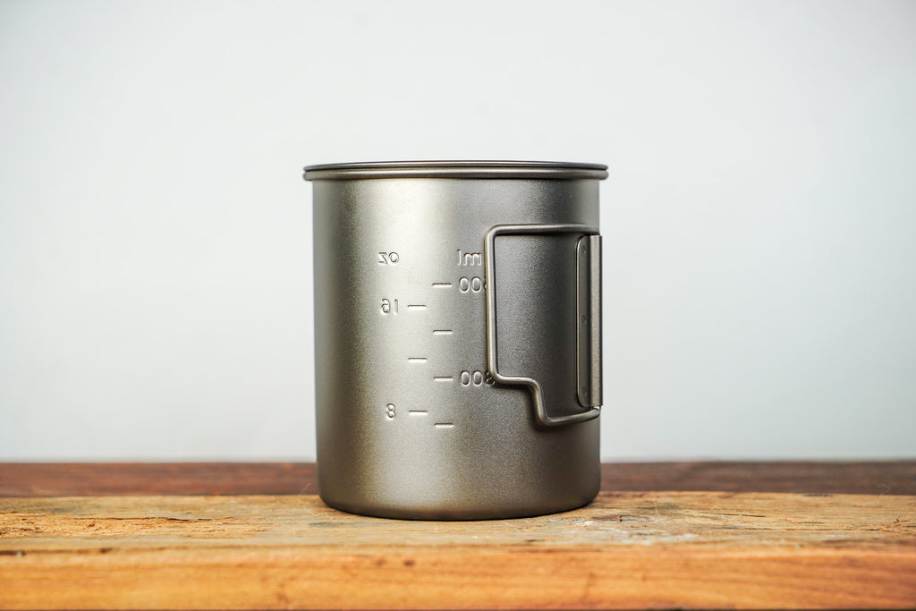 Trail Measure Mug - Large Stainless Steel Camp Cup