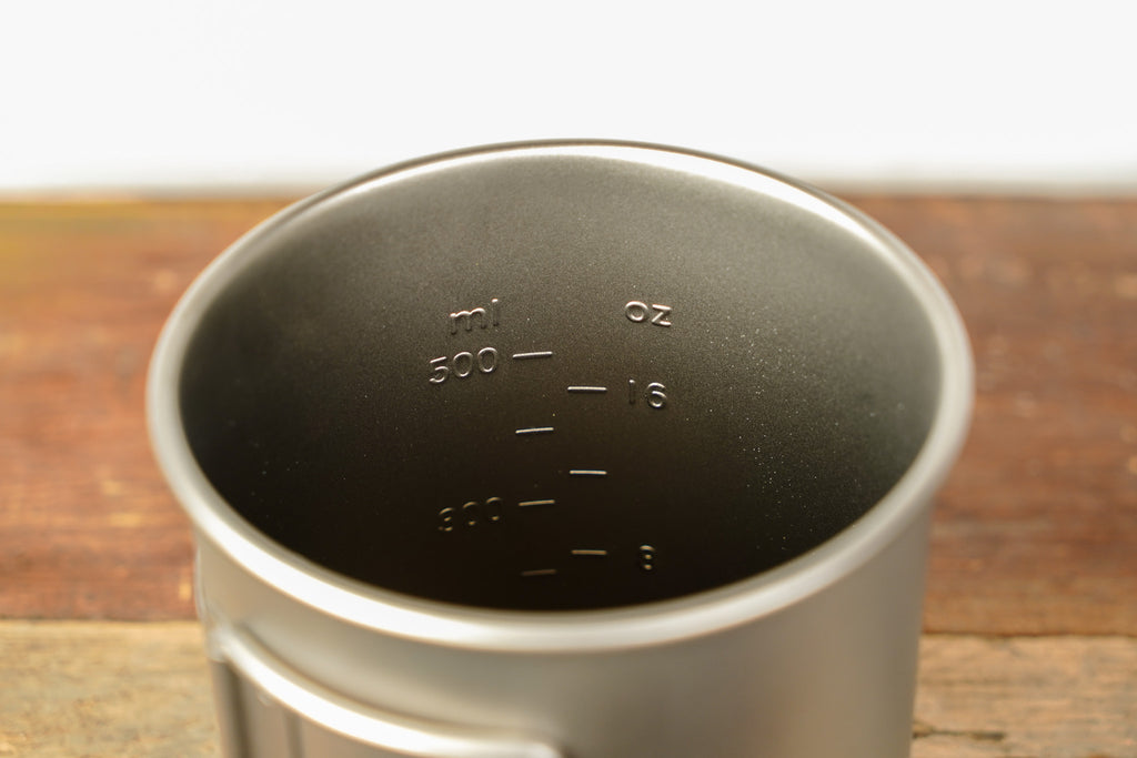 Trail Measure Mug - Large Stainless Steel Camp Cup