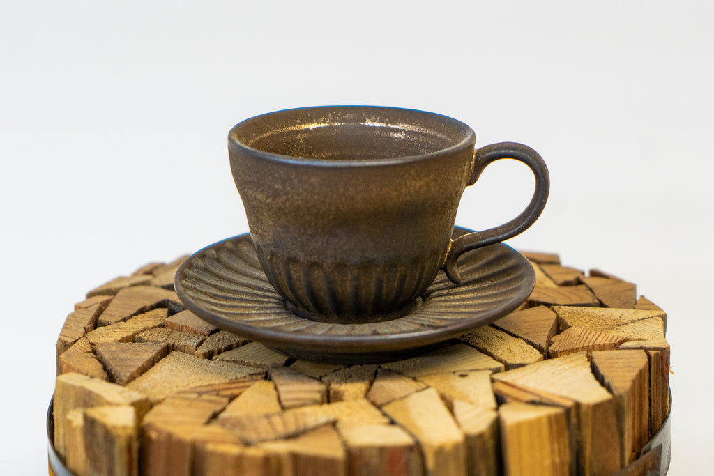 Rustic Ribbed Espresso Set