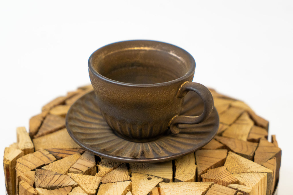 Rustic Ribbed Espresso Set