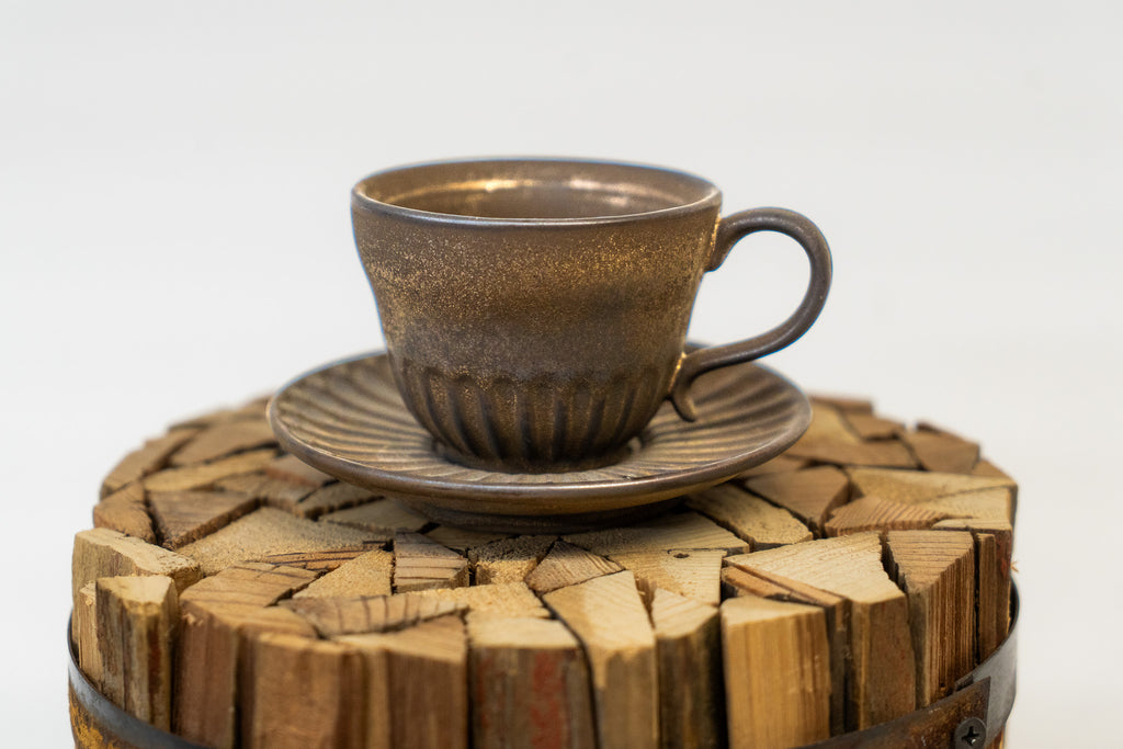 Rustic Ribbed Espresso Set