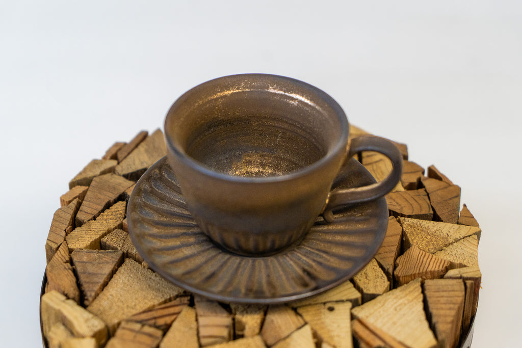 Rustic Ribbed Espresso Set