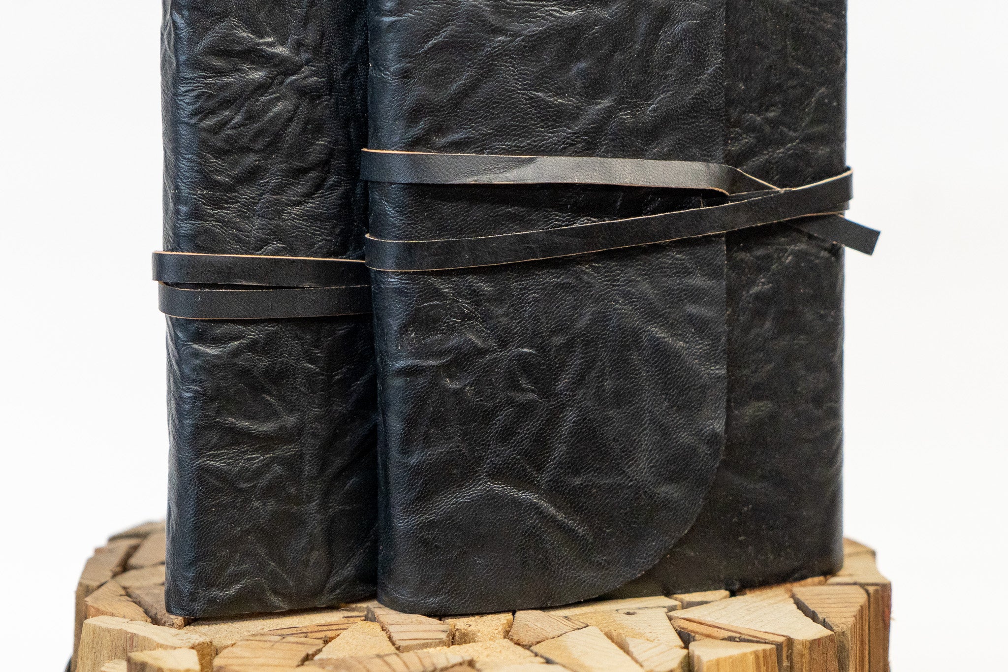 Antique Writers Journal with Leather Wrap