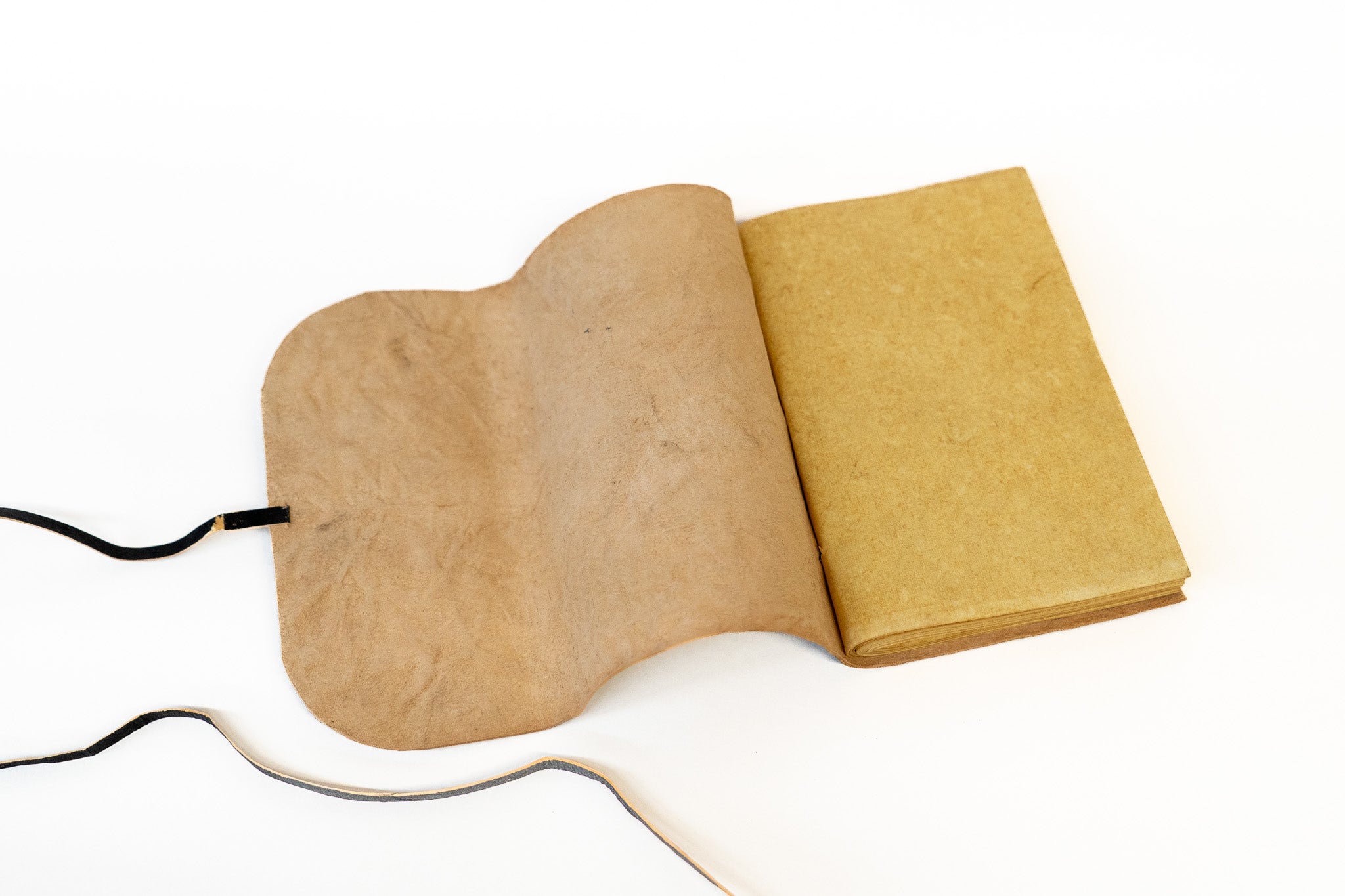 Antique Writers Journal with Leather Wrap