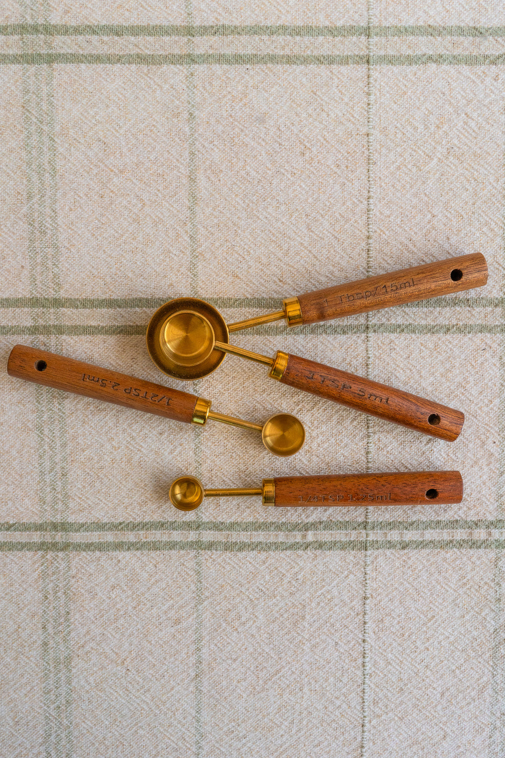 Rustic Wooden Measuring Spoon Set