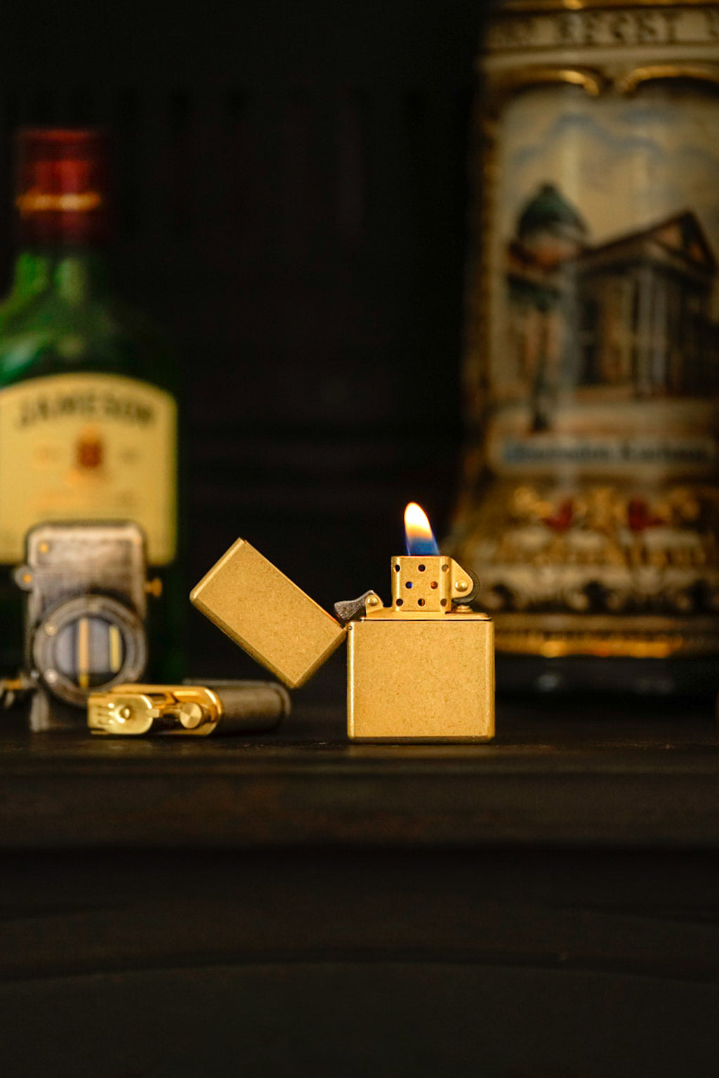 Classic Brass Flame Lighter