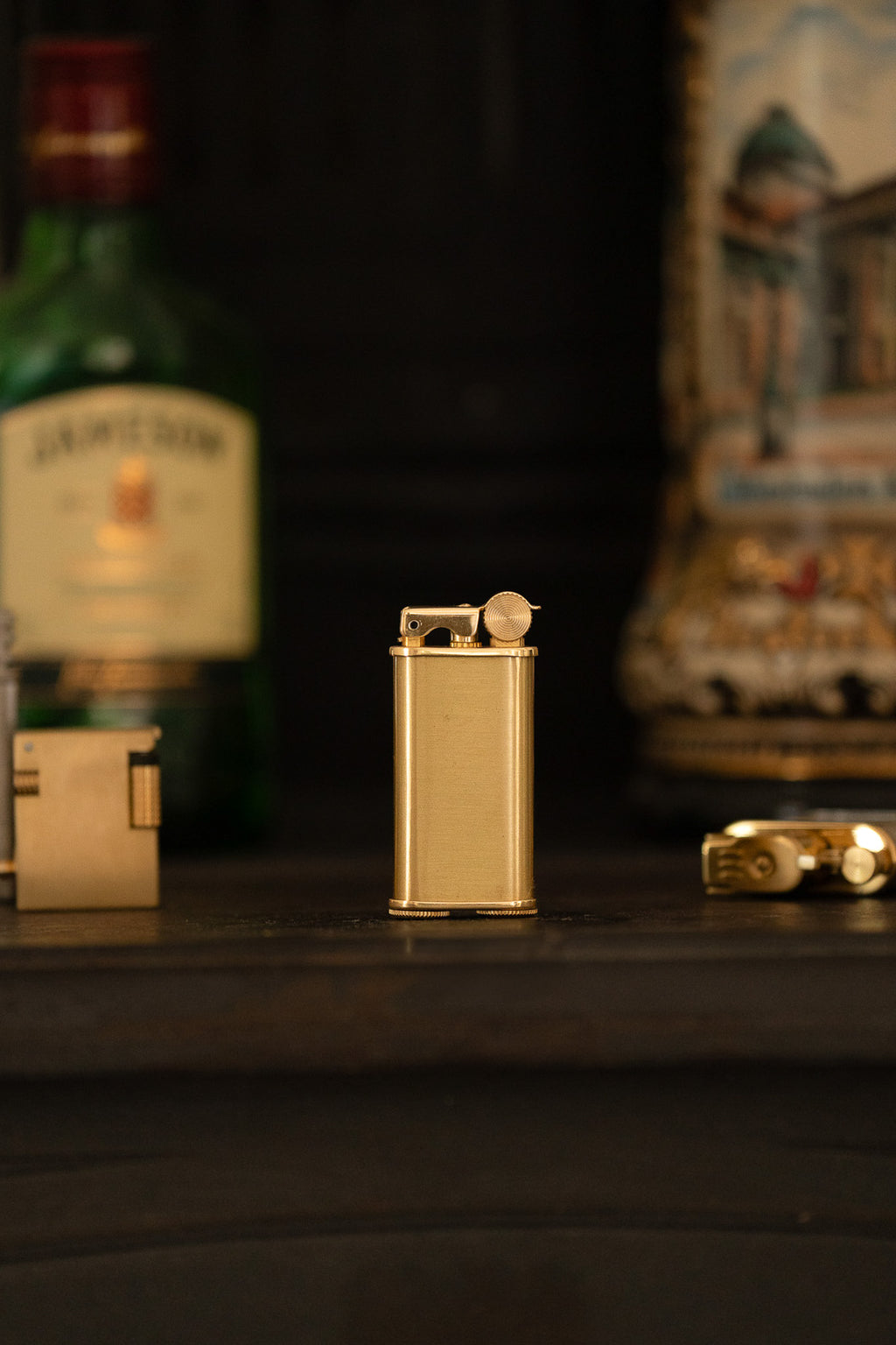 Sleek Gold Petrol Lighter