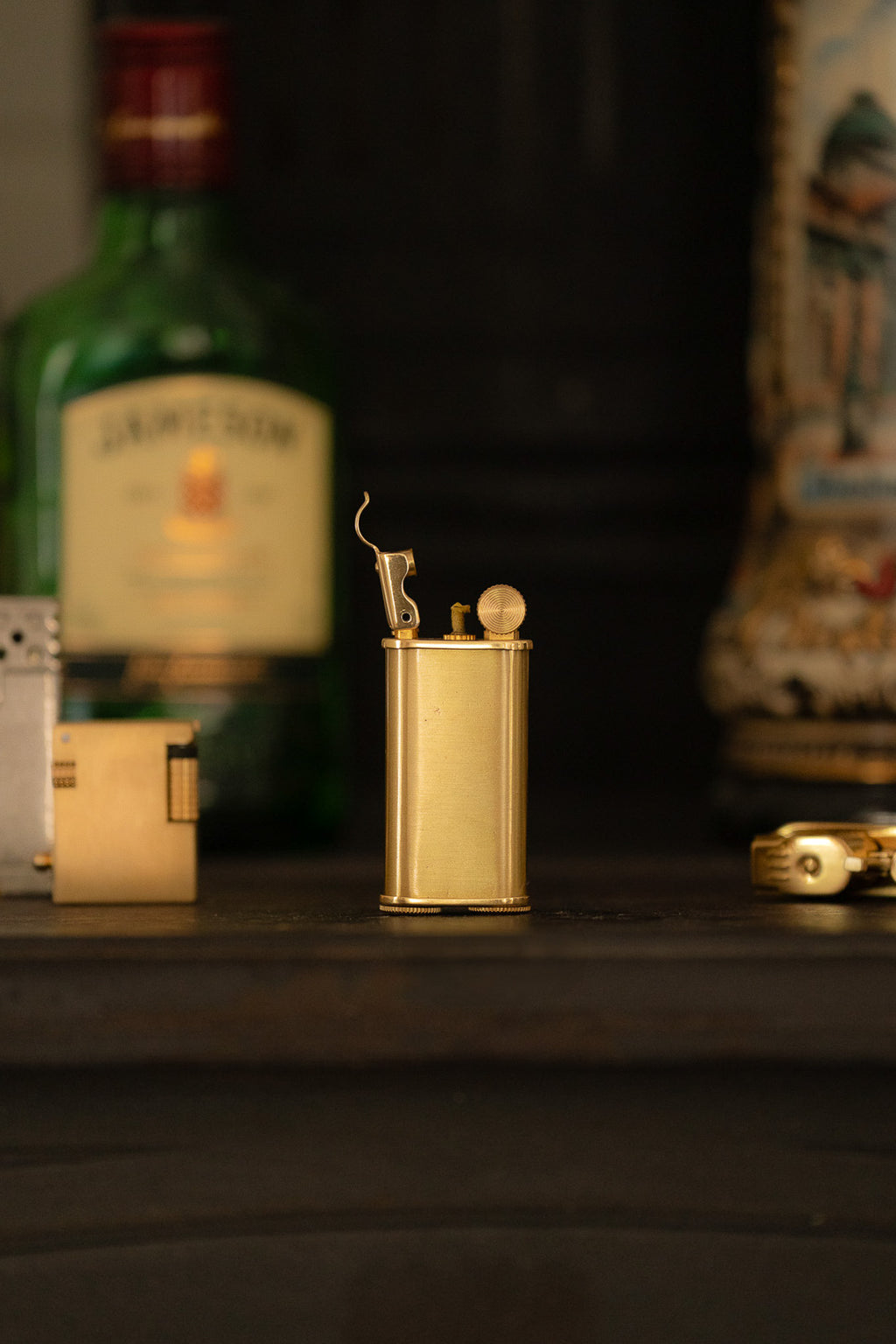 Sleek Gold Petrol Lighter