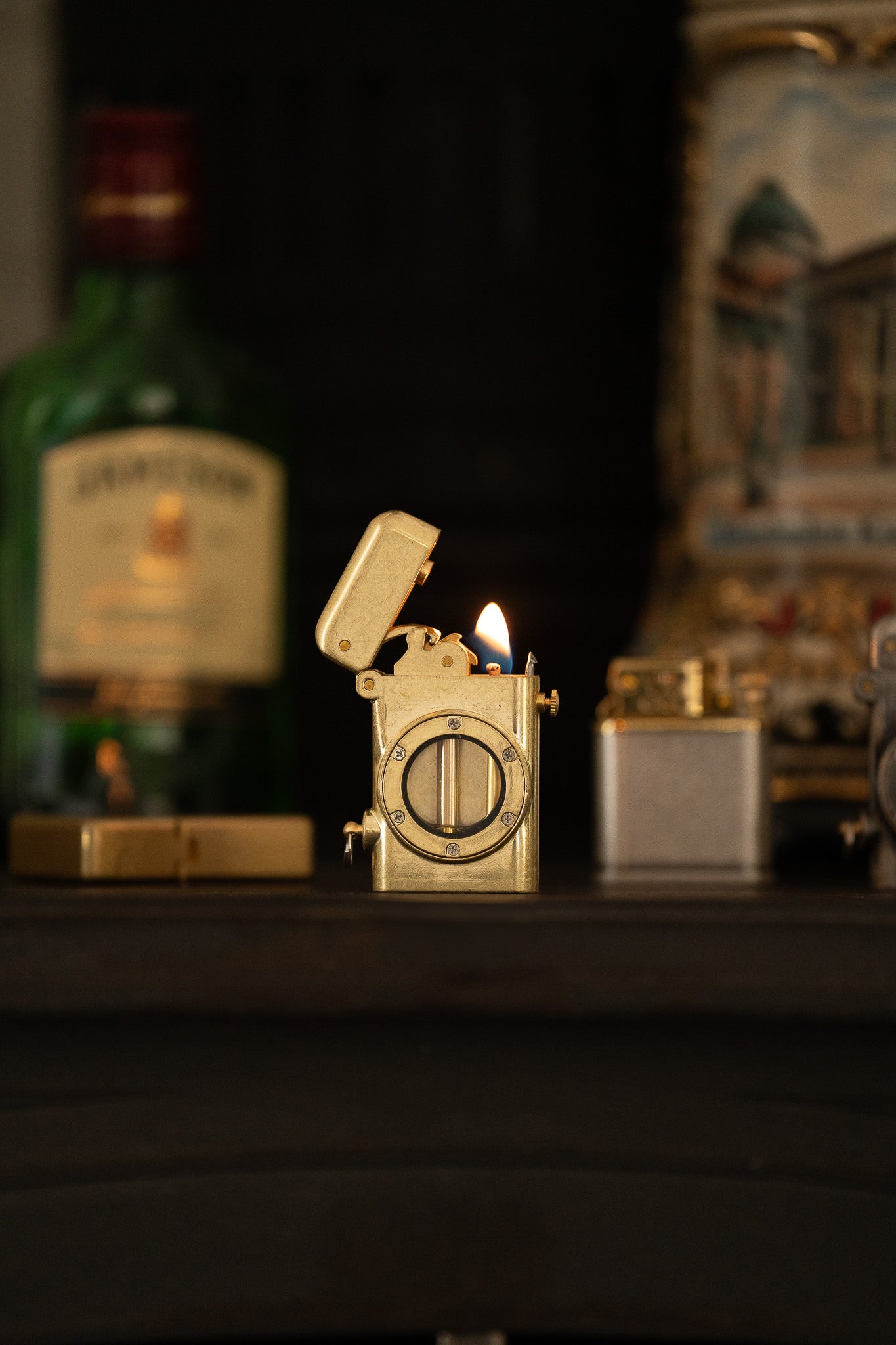 Brass Porthole Flame Lighter