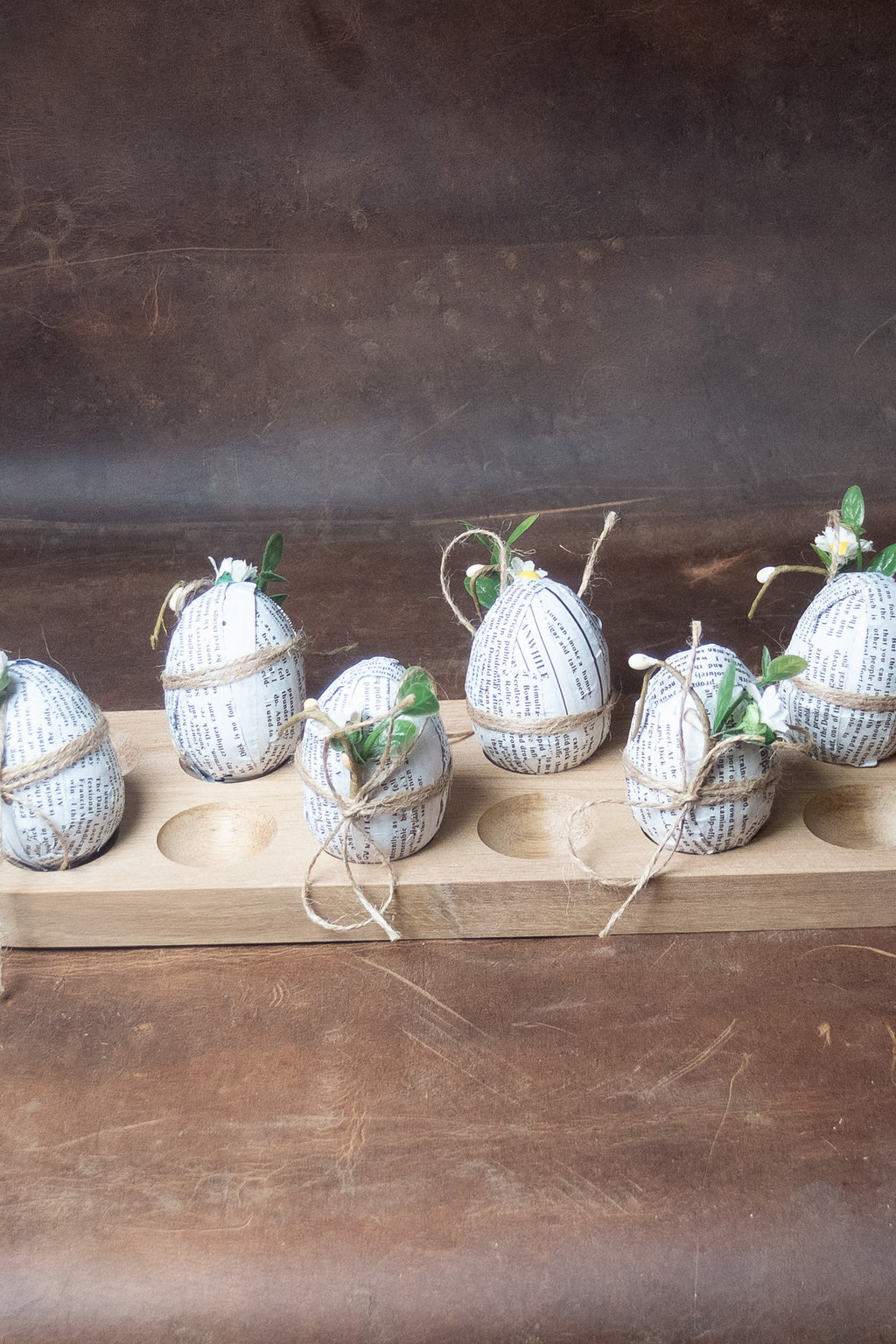 Natural Wooden Egg Holding Tray