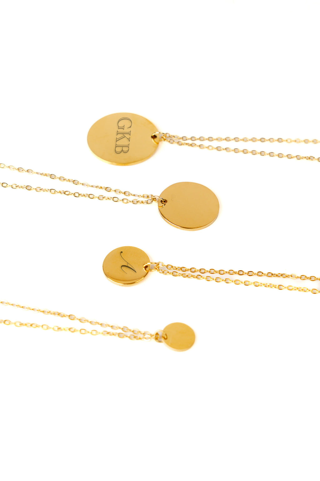 Dainty Gold Initial Necklace