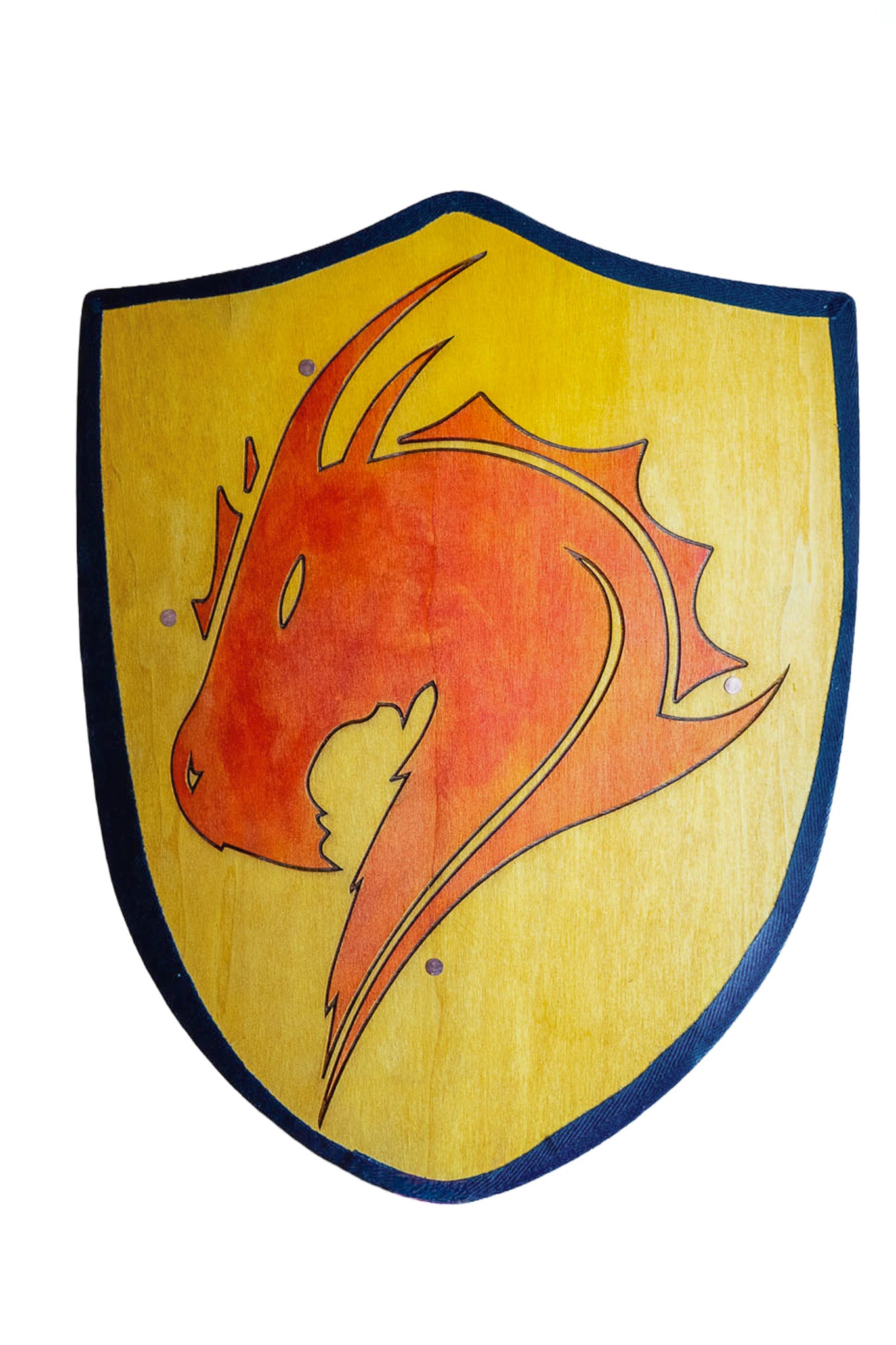 Handmade 18" Dragon Heater Shield For Costume for Play or Wall Art