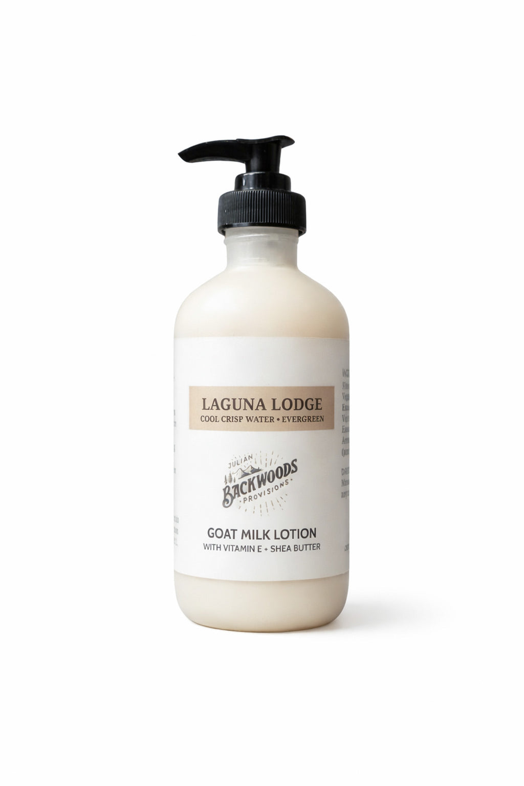 Backwoods Provisions Goat Milk Lotion - Laguna Lodge