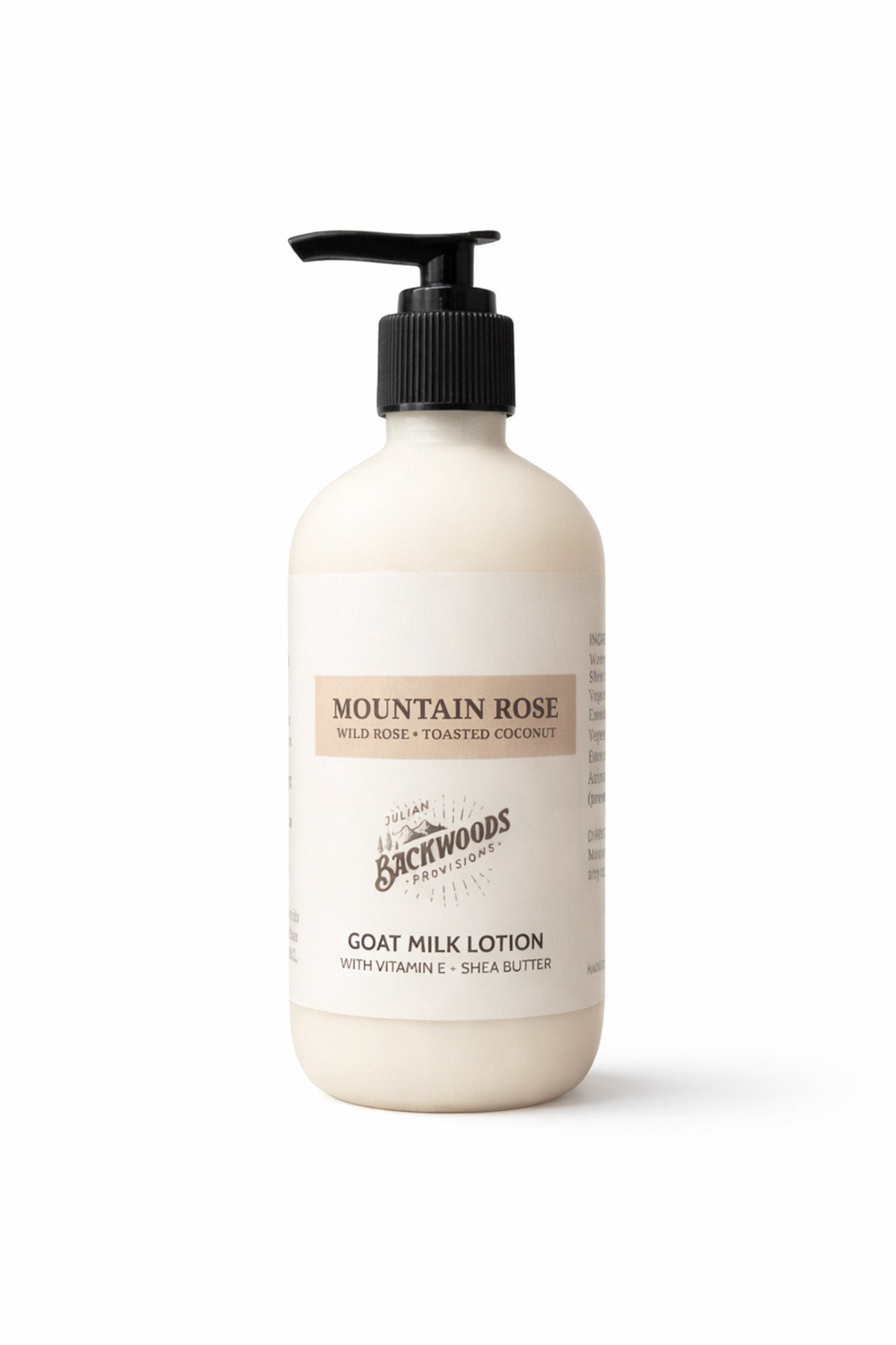 Backwoods Provisions Goat Milk Lotion - Mountain Rose