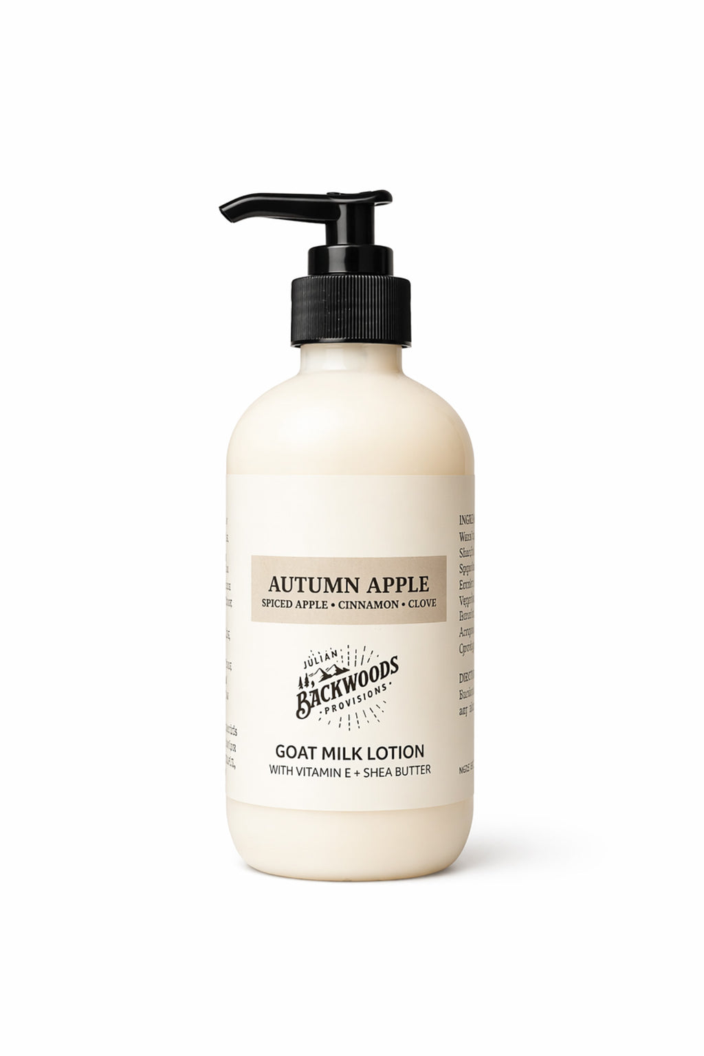 Backwoods Provisions Rich Creamy Goat Milk Lotion - Autumn Apple