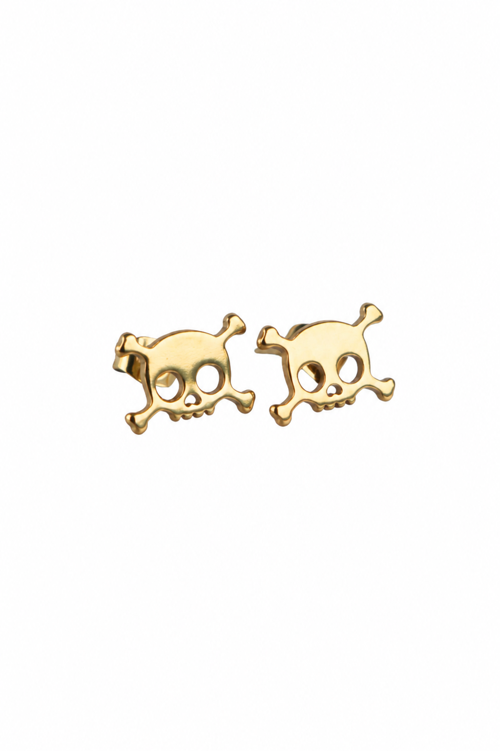 Minimalist Skull Stud Earrings