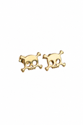 Minimalist Skull Stud Earrings