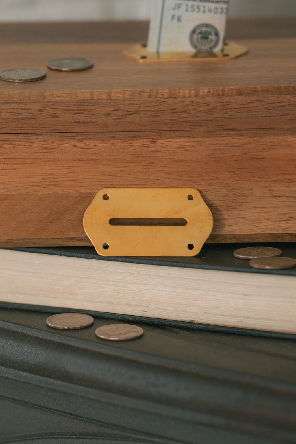 Solid Brass Coin Slot | DIY Money Box Hardware