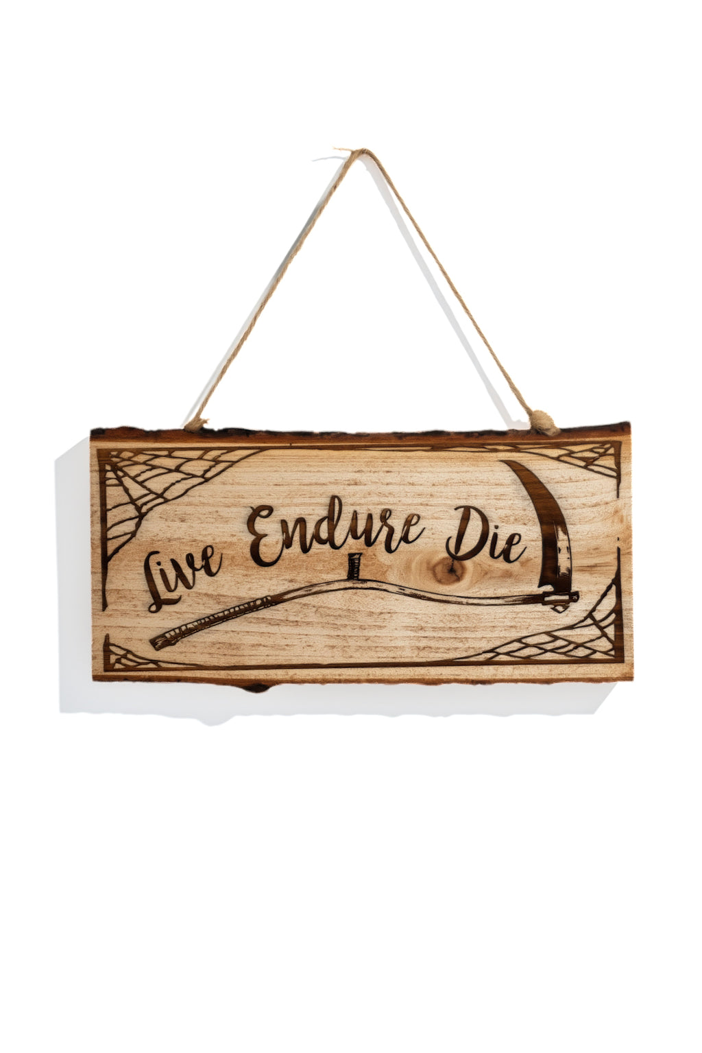 Live Endure Die Custom Halloween Sign