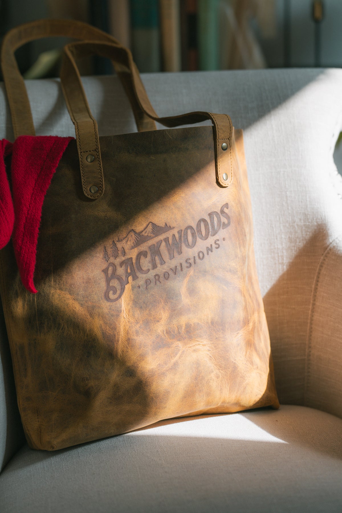 Leather Tote Bag | Personalized Carryall | Custom Market Bag