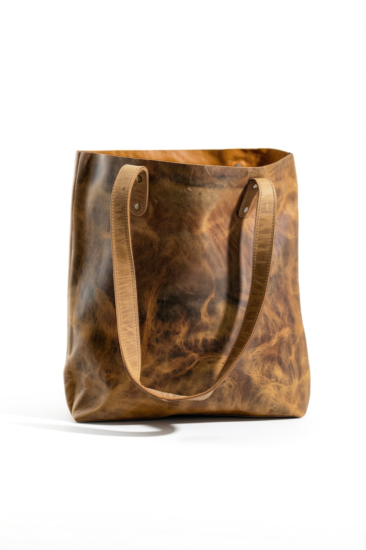 Leather Tote Bag | Personalized Carryall | Custom Market Bag