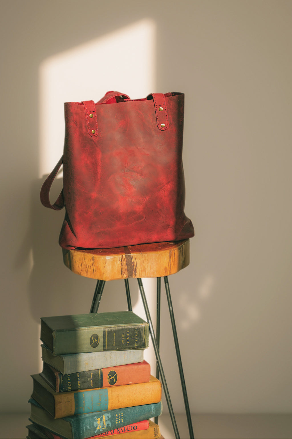 Leather Tote Bag | Personalized Carryall | Custom Market Bag