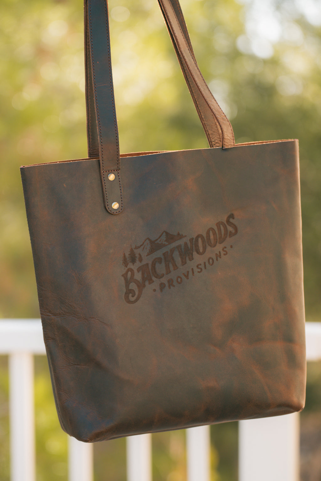 Leather Tote Bag | Personalized Carryall | Custom Market Bag