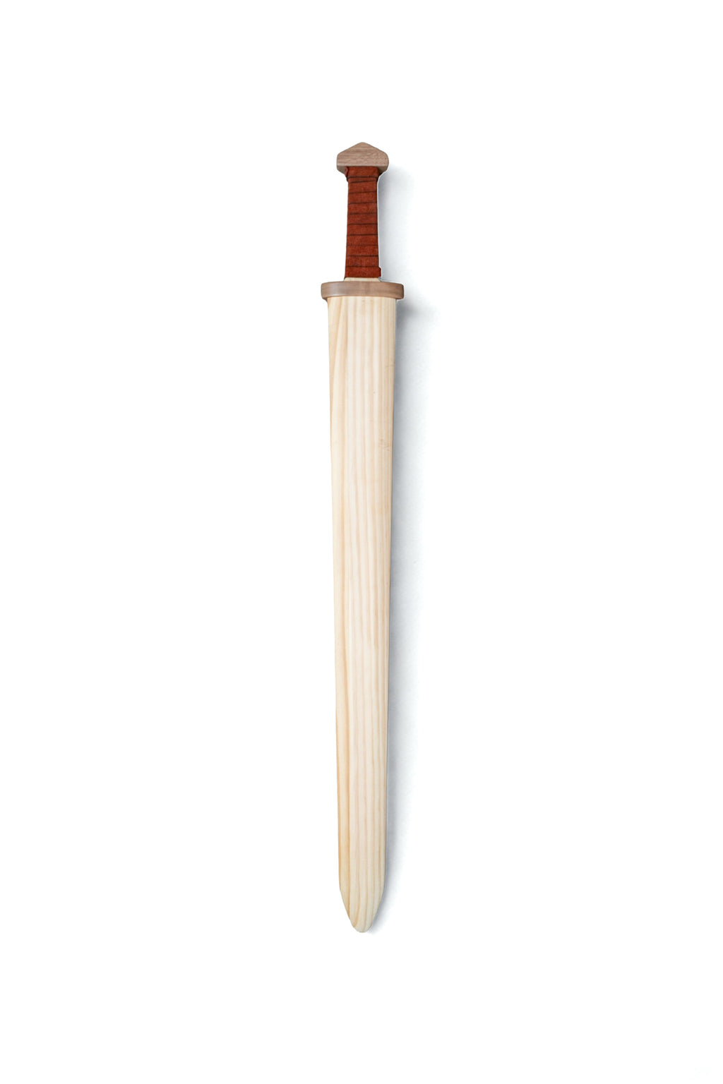 Large Viking Sword, Wooden Sheath with Leather Wrapped Handle - Blank