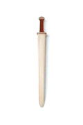 Large Viking Sword, Wooden Sheath with Leather Wrapped Handle - Blank