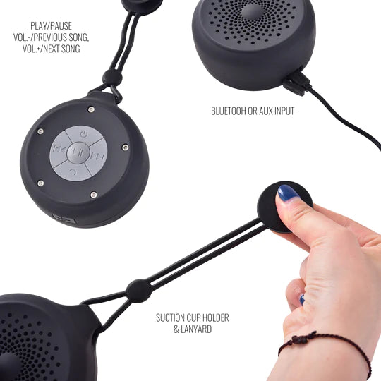 Waterproof speakers, wireless to help with your adventures.